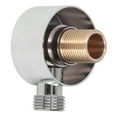 thumbnail image 3 of Shower Shower Adapter Brass Construction Chrome Plated G1/2 Wall Mounted Easy Installation Round Shower Hose Connector, 3 of 7