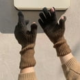 thumbnail image 3 of ZPAQI 1 Pair 2 Finger Touch Screens Gloves Winter Gloves Warm Gloves Knitted Gloves, 3 of 17
