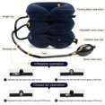 thumbnail image 2 of Neck Stretcher Cervical Traction Device Neck Traction Device Cervical Neck Traction Device For Neck Pain Relief Adjustable Inflatable Neck Brace Neck Decompression Home Use (Blue), 2 of 4