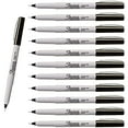 thumbnail image 2 of SHARPIE Permanent Markers, Ultra Fine Point, Black, 12-Count, 2 of 4