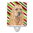 thumbnail image 1 of Carolines Treasures SC9612CNL Buff Cocker Spaniel Candy Cane Christmas Ceramic Night Light, 1 of 1