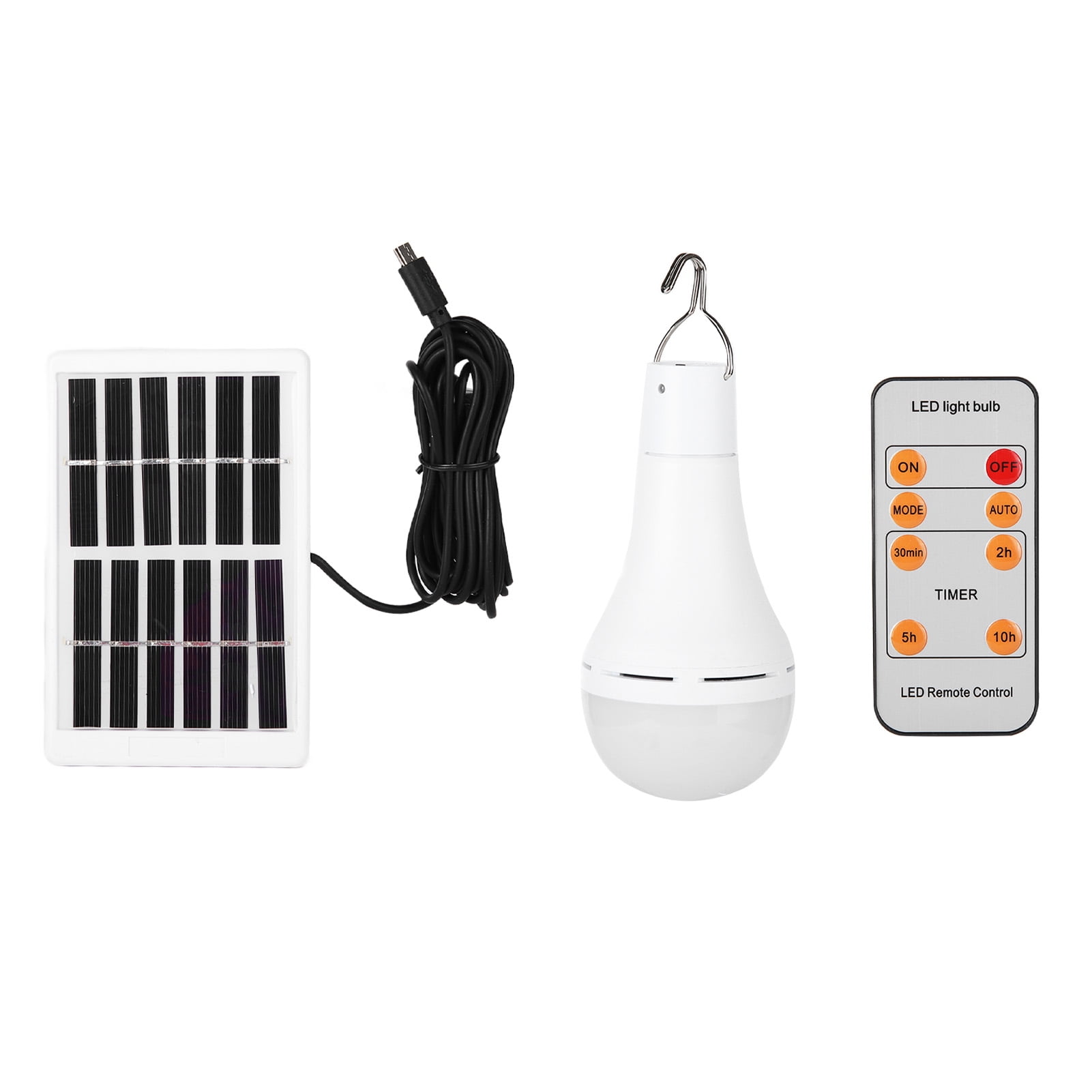 Solar Light Bulbs Rechargeable with Remote , Hanging Solar Powered