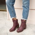 thumbnail image 2 of Hawkwell Women's Zipper Chunky Heel Ankle Booties, 2 of 5