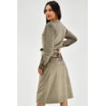 thumbnail image 3 of Vestido envolvente Roman Fashion /Juvenil, 1210 (Cafe) cafe G Roman Fashion V-ST-1210-CAFÃ, 3 of 6