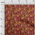 thumbnail image 1 of oneOone Cotton Jersey Brown Fabric Batik Sewing Fabric By The Yard Printed Diy Clothing Sewing Supplies 58 Inch Wide, 1 of 4