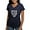 Navy, variant on CafePress - Pi Sigma Epsilon White Logo T Shirt - Women's V-Neck Dark T-Shirt