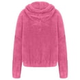 thumbnail image 6 of Gubotare Girls Winter Fleece Coat Girl's Jacket Kids Full Zip Ultra Soft Fleece Hoodie Sweatshirt Size 5T 6T,(Hot Pink 5-6 Years), 6 of 6
