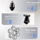 thumbnail image 2 of Afeitadora Recargable Inalámbrica de 7 Cuchillas. Cabezal Multifunción para Hombres Calvos., 2 of 5