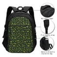 thumbnail image 3 of Balery Green Branch Olive Print USB Charging Backpack for Men and Women - Water-Resistant, Anti-Theft Laptop Backpack with USB Port for Travel, Work, School, and College, 3 of 7
