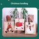 thumbnail image 3 of Kearding Bolso de tela de Navidad con asa de dibujos animados Claus muñeco de nieve Elk bolsa de dulces suministros interior al aire libre Anciano, 3 of 6