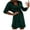 Green Dress, variant on Women's Mini Loose Shirt Dress Solid Sequins Shiny Spring Clearance Long Sleeve Lapel Button Elegant Casual Trendy Blue S