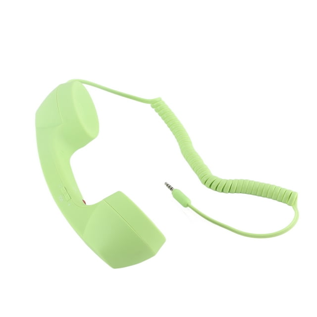 Combiné Rétro 3,5 mm, Combiné de Téléphone Cellulaire 3,5 mm + USB‐C, Combiné de Téléphone Vintage Anti‐radiation avec Prise 3,5 mm pour Téléphone Intelligent