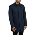 thumbnail image 3 of Trojan Paisley Trim Peached Cotton Mac Jacket, Blue, 3 of 10