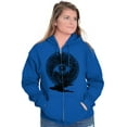 thumbnail image 3 of Eye Symbolic Celestial Spiritual Zip Up Hoodie Men's Women's Brisco Brands X, 3 of 6
