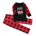 thumbnail image 3 of Odeerbi Christmas Pajamas For Family Matching Outfits Kids Child Printed Top+Pants Set, 3 of 9