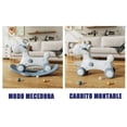 thumbnail image 3 of Juguete Caballo Mecedora 2 En 1 Montable Para Niños Sofdesk Caballo azul, 3 of 3