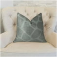 thumbnail image 2 of Plutus Brands Soft Giraffe Gray and White Handmade Luxury Pillow, 2 of 3