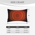 thumbnail image 4 of Balery Mandala Bedding Queen Pillow Cases - Envelope Closure - Soft Brushed Microfiber Fabric - Shrinkage and Fade Resistant Pillow Cases-16"x24", 4 of 6