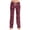 Burgundy, variant on Wyobmus Loose Fit Lounge Pants for Women Soft Casual Drawstring Tie Elastic Waist Printed Wide Leg Jogger Pants With Pockets Olive Green