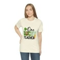 thumbnail image 6 of One Lucky Teacher Unisex Jersey Short Sleeve Tee, 6 of 10