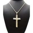thumbnail image 4 of iJewelry2 Gold-tone Crucifix Cross Pendant Rope Chain Necklace 24'', 4 of 5