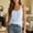 Light Blue, variant on Blmnix Womens Pajamas Bamboo Pajamas Summer Pajamas Sleep Tops Pjs Sets Blue Crew Neck Sleeveless Relaxed Regular Womens Pajama Sets Shorts,L