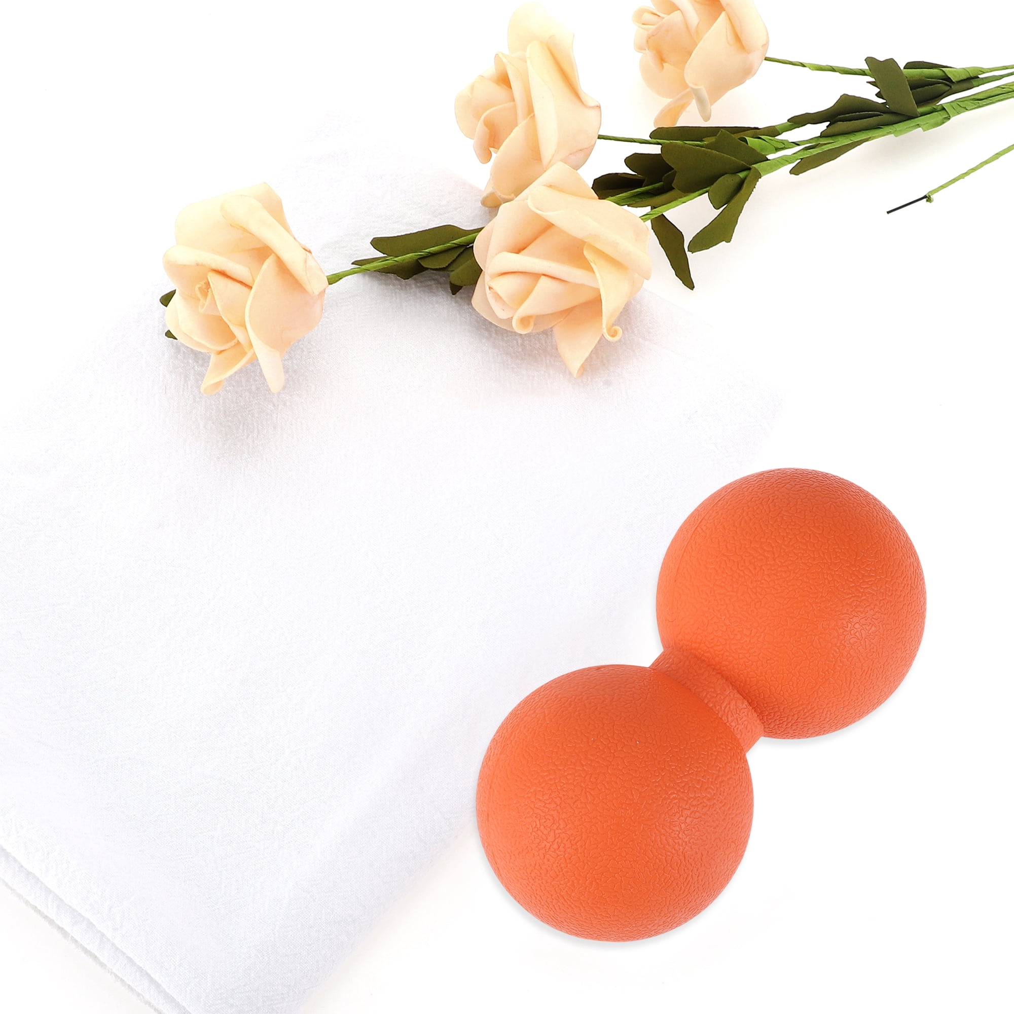 Unique Bargains Massage Ball Massager 4.76x2.56x2.56 1 Pc Macaron Orange