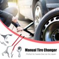 thumbnail image 3 of Landmark Heavy-Duty Manual Tire Changer Kit (17.5"-24.5") - Truck/SUV Tire Removal Tool with Rim Protector, Car Repair Red, 3 of 9