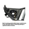 thumbnail image 4 of LevelSet™ Tubular Front Control Arm Kit Compatible with 1971-1972 Chevy C10, DOM Steel Upper & Lower Arms with MOOG Ball Joints, Delrin Bushings, Bolt-In Spring Cups, Black Finish, 4 of 13