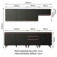 thumbnail image 3 of Cocina Integral Completa Modular Madesa Reims 250cm NN 04, 3 of 5