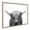 Natural, variant on Kate and Laurel Sylvie Hey Dude Highland Cow BW Framed Canvas Wall Art by The Creative Bunch Studio, 28x38 Natural, Decorative Farmhouse Animal Art for Wall
