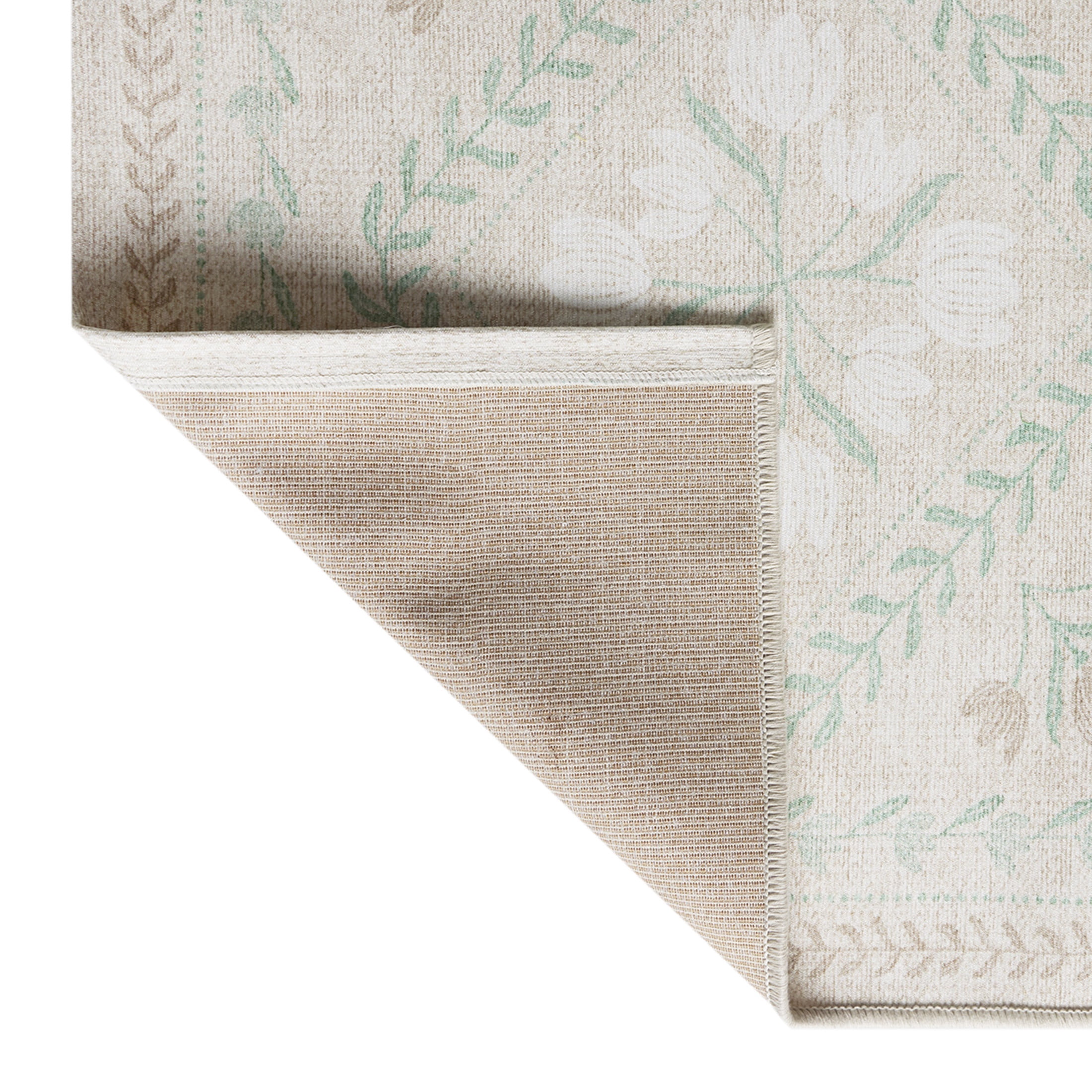 Better Homes & Gardens Neutral Soliel Floral 5' x 8' Area Rug for Living Room or Bedroom