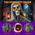 thumbnail image 4 of Esqueleto controlado por sonido LANGXUN de 6 pies para decoración de Halloween, 4 of 8