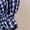 #0268-Blue, variant on Women's Summer Mini Dress Loose Casual Classic Plaid Print Sqare Neck Short Ruffle Sleeeve Flowy Hem Short Sundress