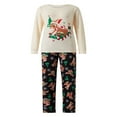 thumbnail image 4 of Family Christmas Pajamas Matching Sets  Matching Pjs for Adults Kids Holiday Home  Family Sleepwear Set, 4 of 8
