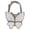 01#A, variant on Butterfly Purse Hook for Table, Foldable Handbag Hanger for Women, Portable Bag Holder with Non-Slip Base, Bling Butterfly Table Hook for Restaurant Office Travel Gift (Blue Pink Multicolor)