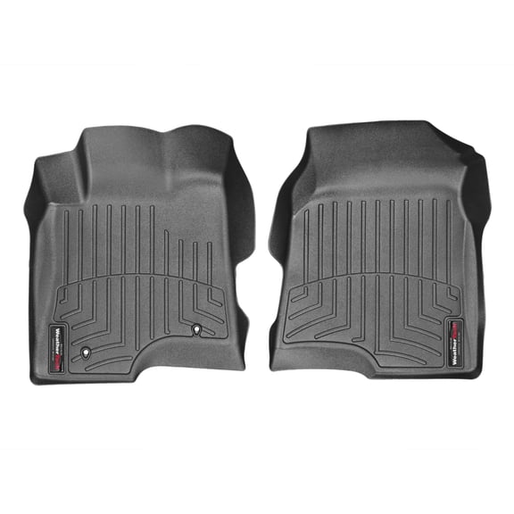 WeatherTech Custom Fit FloorLiners compatible with 2012-2015 Chevrolet Captiva - 1st Row (Driver & Passenger), Black