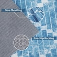 thumbnail image 4 of Hasoo Contemporary Geometric Diamond Area Rug, 5' x 7', Blue, 4 of 5