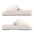thumbnail image 2 of Unisex ISlide Cream Edmonton Oilers Minimalistic Motive Slide Sandals, 2 of 5