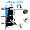 thumbnail image 4 of Charging Block, 2 Pack Wall Charger Adapter with 6FT Micro USB Charging Cable, Android Charger Block USB Brick Cube Charger Station Power Base USB Micro Cable Compatible for Samsung Android, White, 4 of 7