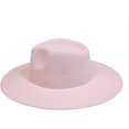 thumbnail image 3 of VERVE 8 Wide Brim Vegan Felt Rancher Hat - Women, Men, and Kids Fedora Style with Adjustable Inner Drawstring, 3 of 8