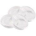 thumbnail image 1 of Copas protectoras para ruedas de muebles SOFT TOUCH, transparentes, redondas, 4 unidades, 4,6 cm, 1 of 3