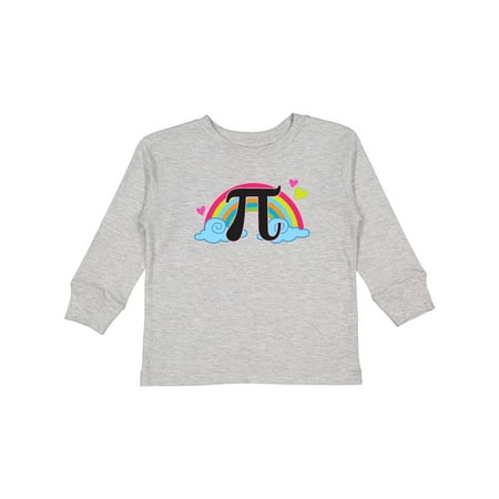 

Inktastic Pi Day Math Party Rainbow Gift Toddler Toddler Girl Long Sleeve T-Shirt