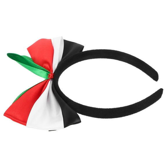 Raindrops Bow Hair Band Bow Headbands for Girls Multi 1Pack for Cosplay