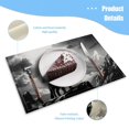 thumbnail image 3 of BaHomeck placemats Set of 4 Black And White Wolf Standing On The Top Of Mountain Cotton Linen rectangle Placemats for Kitchen Dining Table Indoor,Outdoor,18*12inch, 3 of 4