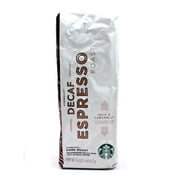 Starbucks Decaf Espresso Whole Bean Coffee 16 oz Bags - Pack of 2