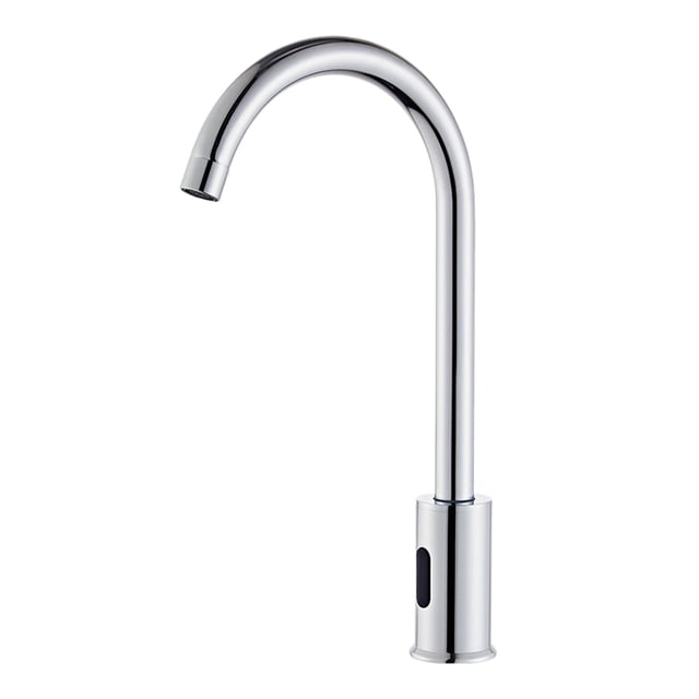 Grifo de baño sin contacto, grifo de lavabo de aleación, moderno, grifo de cocina con detección automática para lavabo, centros comerciales, hoteles