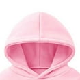 thumbnail image 3 of NAISIBABY Boys Girls Hoodie, Long Sleeve Casual Solid Pullover Sweatshirt Pink 5-6T, 3 of 4