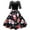 Black, variant on BLTIBY Womens Christmas Dress Short Sleeve Round Neck Lace Patchwork Evening Prom Dresses 2024 Fall Winter Xmas Vintage Cocktail Pleated A-Line Party Dress Black L