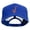 Royal, variant on Abstract Sacophone Five Panels Prostyle Trucker Mesh Cap - Royal OSFM